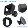 WIKIBB Windshield Suction Cup Mounting Bracket Screen Suction Cup Mount with Sun Visor for Holley EFI Terminator X and Sniper view 2