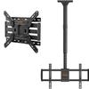 ELIVED Ceiling TV Mount YD3016 and Ultra Slim TV Wal Mount YD3033 for up to 75" Screens, Full Motion tv Mount Swivel and Tilt view 1