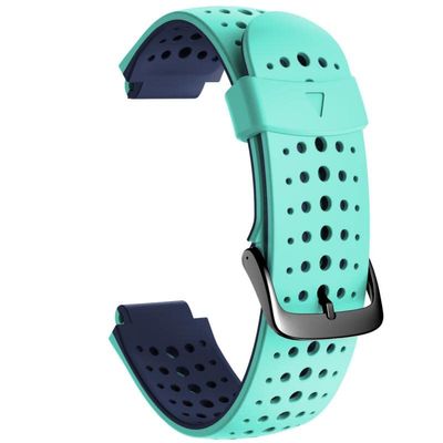 BUDAY Soft Silicone Wrist Strap for Garmin Forerunner 220 Sport Smart Watch Band Bracelet For Garmin Forerunner 735XT 230 235 620 630 (Color : G, Size : For Forerunner 220)