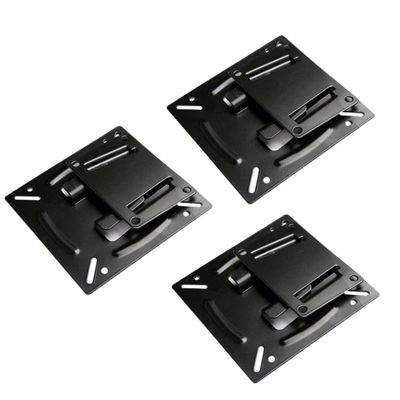 Cabilock 3pcs LCD Tv Wall Bracket for Screens Cold Rolled Design Easy Installation Space-Saving Mount for Home Office and Hotel Use
