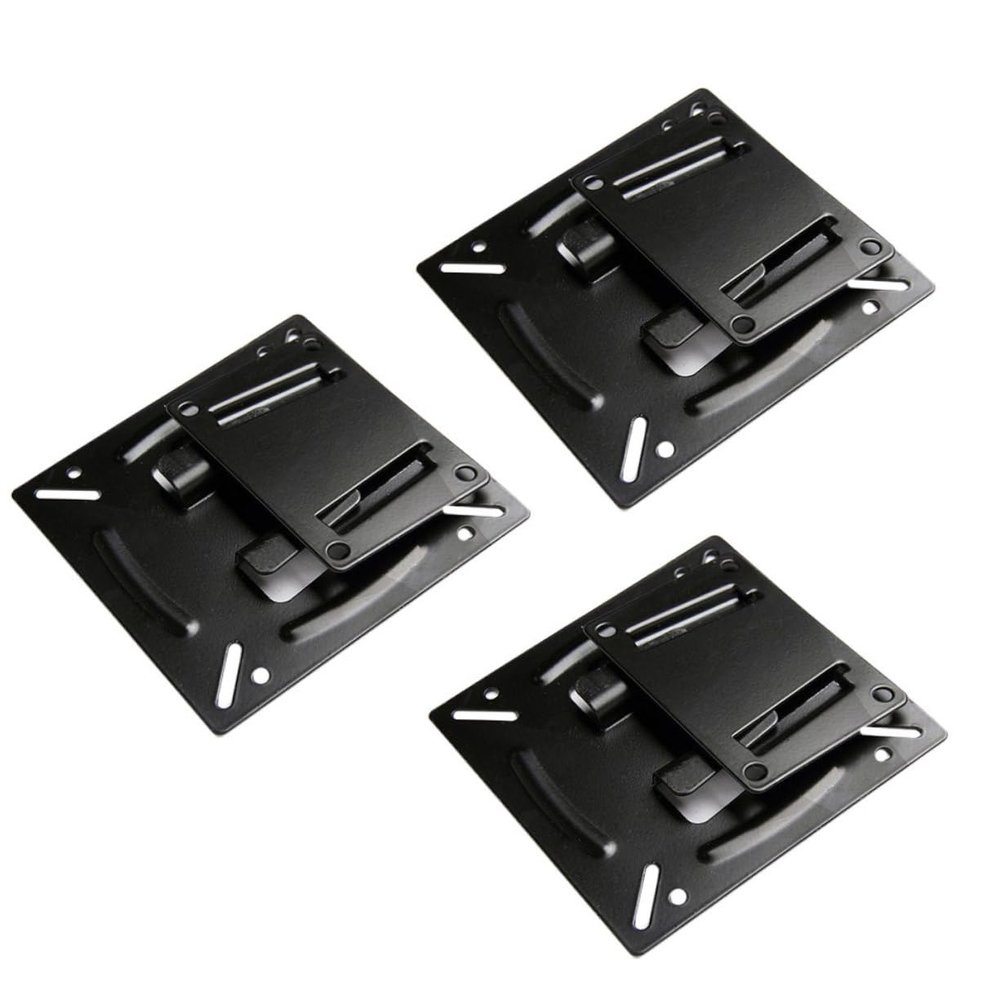 Cabilock 3pcs LCD Tv Wall Bracket for Screens Cold Rolled Design Easy Installation Space-Saving Mount for Home Office and Hotel Use