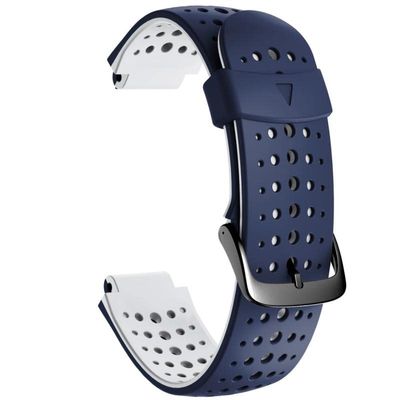 BUDAY Soft Silicone Wrist Strap for Garmin Forerunner 220 Sport Smart Watch Band Bracelet For Garmin Forerunner 735XT 230 235 620 630 (Color : F, Size : For Forerunner 630)