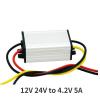 12V24V to 9V 7.5V 6V 5V 4.2V 3.7V 3V 3.3V 5A 12V to 9V 24V to 9V Transformer Step-Down Module DC DC Power Converter (Color : 12V 24V to 4.2V 5A, Size : 12V 24V) view 2
