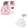 Careenoah Kids Camera with 6 Rolls Refills for Girls view 1