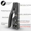 LYAART Cat5 Cat6 Cat7 Pass Through Crimper for RJ45 RJ12 RJ11 Network Connectors Modular Plugs Ethernet Cables EZ Crimp Tool view 2