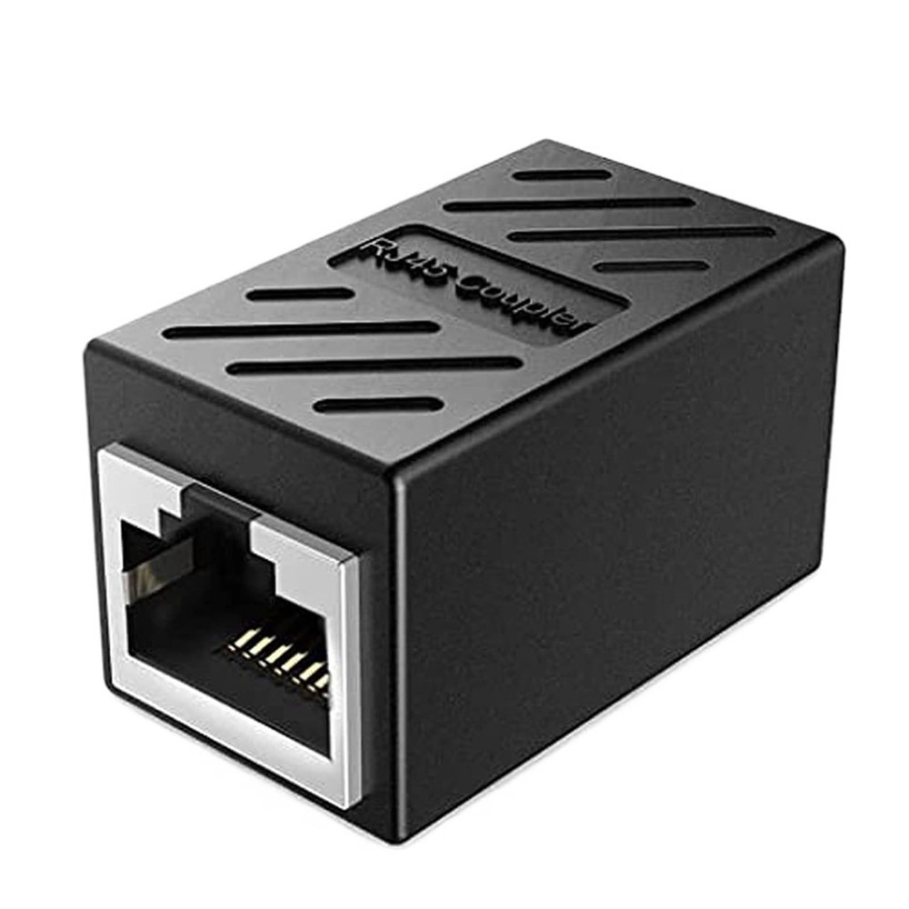 LYAART 2PCS RJ45 Coupler Ethernet Extender 1000Mbps, Cat7 Cat6 Cat5e Ethernet Cable Extender Ethernet Adapter LAN Connector