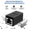 LYAART 2PCS RJ45 Coupler Ethernet Extender 1000Mbps, Cat7 Cat6 Cat5e Ethernet Cable Extender Ethernet Adapter LAN Connector view 4