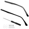 Eyeglass Arm Replacement Glasses Accessories - Metal Arm Replacement Temples for Eyeglass Repair Kit Legs Replacement view 1