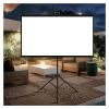 Portable Projector Screen With Stand, 60/72 Inch Theater Screen For Home School Office Church Classroom Backyard, 4:3/16:9 Projection Screens, Sport Events Movies TV Shows Video Games Screen, Easy Ins view 1