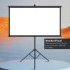 Portable Projector Screen With Stand, 60/72 Inch Theater Screen For Home School Office Church Classroom Backyard, 4:3/16:9 Projection Screens, Sport Events Movies TV Shows Video Games Screen, Easy Ins view 3