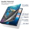 ACWDMKH Amazon Fire Max 11 Tablet case (13th Generation, 2023 Release),PU Leather Slim Folio Stand Multiple Viewing Angles with Auto Wake/Sleep Case for Kindle Fire Max 11 Tablet,Cute Sea Turtle view 3