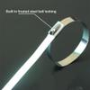RAMBEX 20Pcs 7.9mm Stainless Steel Metal Cable Ties, Self-Locking Metal Zip Tie100mm-1000mm Long Multifunctional Locking Cable Tie (Color : 7.9mm(0.31inch), Size : 550mm) view 4