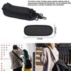 BOOEUDI 56 inch Shoulder Strap, Universal Adjustable Thick Soft Duffel Bag Shoulder Strap Replacement Comfortable Belt with Metal Swivel Hooks for Laptop Messenger Bag, Briefcase, Shoulder Bag, Black view 2
