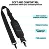 BOOEUDI 56 inch Shoulder Strap, Universal Adjustable Thick Soft Duffel Bag Shoulder Strap Replacement Comfortable Belt with Metal Swivel Hooks for Laptop Messenger Bag, Briefcase, Shoulder Bag, Black view 4