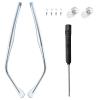 Arm Replacement Accessories - Metal Eyeglass Arm Replacement Temples for Eyeglass Repair Kit Legs Replacement view 1