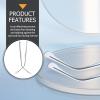 Arm Replacement Accessories - Metal Eyeglass Arm Replacement Temples for Eyeglass Repair Kit Legs Replacement view 4