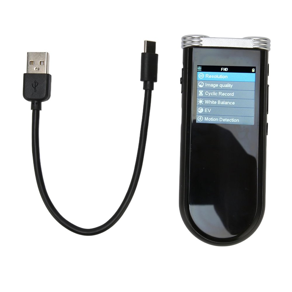 Topyond Portable Mini Video Recorder - 1.33 Inch HD IPS Screen, 1080P Resolution, 16GB Internal Memory - Ideal for Conference and Meeting Shooting