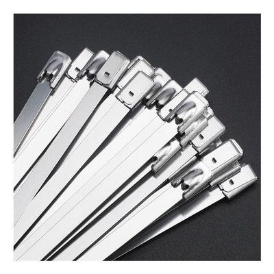 RAMBEX 20Pcs 4.6mm Stainless Steel Metal Cable Ties, Self-Locking Metal Zip Tie100mm-1000mm Long Multifunctional Locking Cable Tie (Color : 4.6mm(0.18inch), Size : 900mm)