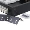 Xunsomten-24 Duplex Multi Mode 48 Port LC-OM2 Rack Mount Enclosure Box + Splice Trays Fiber Cables LC-OM2 Kit, 48 Core LGX Patch Panel Box fits for 19" Racks Cabinet (Include Pigtail & Couplers) view 4