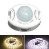 ALOEU PIR Infrared Motion Sensor Detector DC5-24V Auto on Off Timer Switch Home LED Light Body PIR Motion Sensor Lamp(White) view 4
