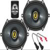 KICKER Front/Rear Door 6x8 Speakers Kit for Ford Flex 2013-2019 Upgrade Kit - Pair of CS Series 6x8 Inch Coaxial Speakers with Harnesses - CSC68, 46CSC684 view 1