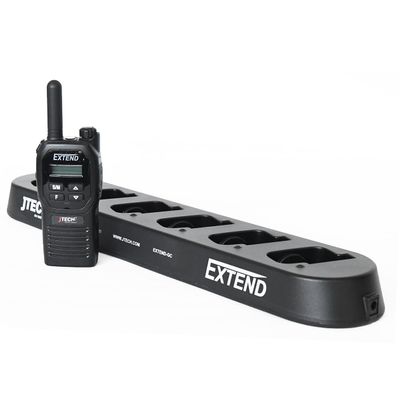 JTECH Extend Two Way Radio Bundle with Headsets - Two Channel (4 Radios)