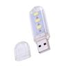 Hemoton 2pcs Led Light Night Lamp for Desk 3 Beads Portable Reading Light Keyboard Lamp Laptop Design view 4