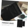 Gogogmee 2pcs Fireproof Faraday Bags Lightweight Fiberglass Document Pouches for Tablets Phones Double Design for Privacy Protection Set for Outdoor Use view 4