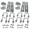 A.A 10" Galvanized Swivel Top Bunk Bracket Kit with Hardware for Boat Trailer, fits 3x3 Cross Members, Heavy Duty (8 Pack) view 1