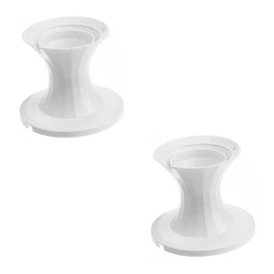 Uonlytech 2pcs Stand Compatible Practical Desktop Speaker Holder for Home Use Elegant Design Cable Organizer for Living Room Kitchen Bedroom and Study