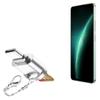 BoxWave Adapter Compatible with Realme Narzo 60x - Micro SD Card miniReader, USB Type-C OTG Reader USB3.0 Adapter Keychain - Metallic Silver view 1