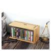 GLigeT CD Rack Stackable Media Storage Rack DVD Storage Box - DVD Tray for Media Shelf Storage & Organization Disc Rack view 2