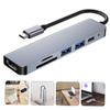 Uonlytech 3pcs USB Hub Expansion Dock Fast Data Transfer for Laptop Compatible and for Printers Keyboards and USB Drives view 3