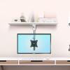 Single Monitor Arm Monitor Arm Single Monitor Stand Adjustable Ceiling Monitor Mount Stand 15"-27" Gas Spring Monitor Stand Arm with VESA 75x75/100x100, Holds Up to 17.6lbs Monitor Desktop Mount ( Siz view 3