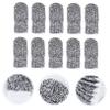GLEAVI 80pcs Cut Resistant Thumb Sleeves Finger Protectors for Kitchen Work Comfortable and Reusable Breathable Material for Finger view 2