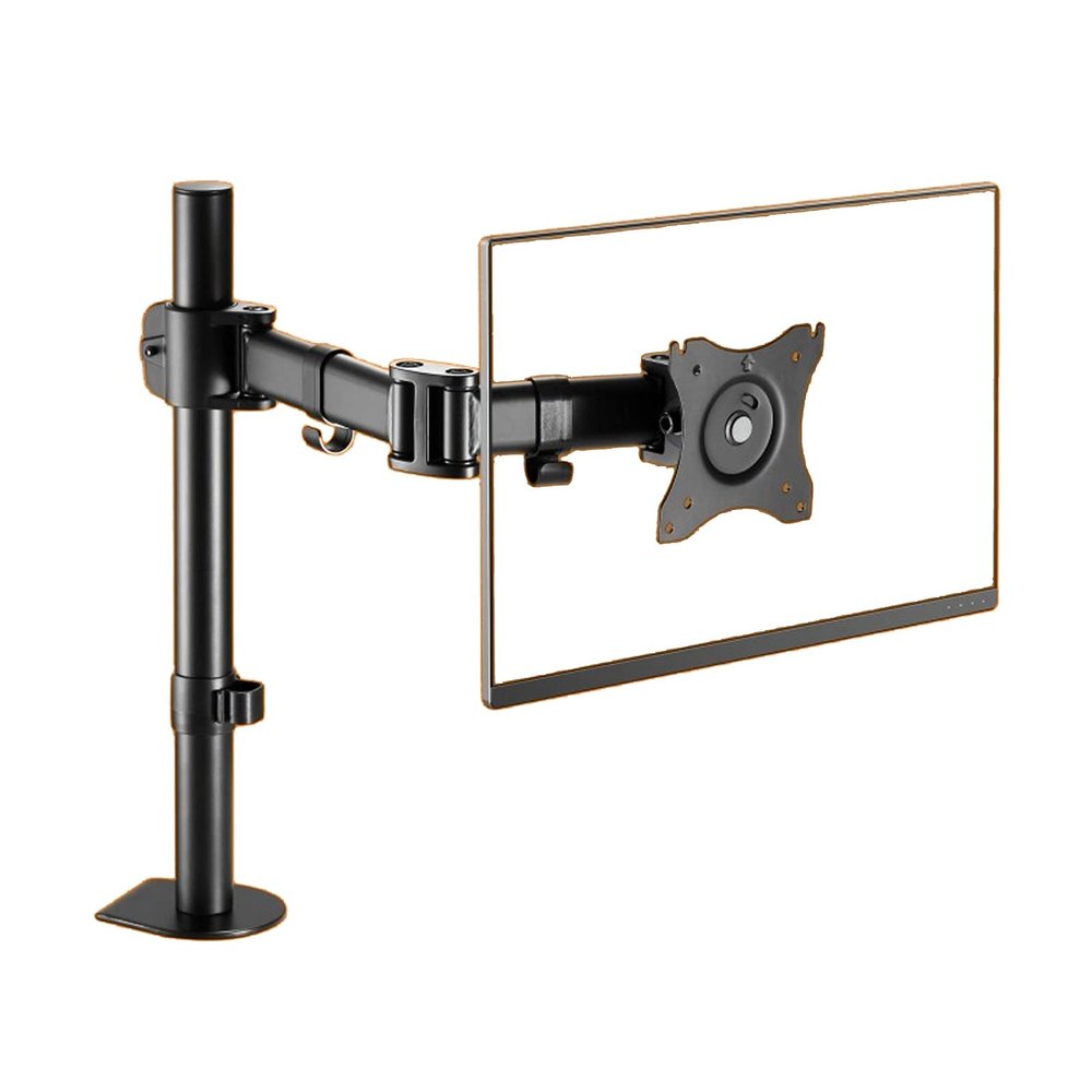 LINKIO Single Monitor Arm Monitor Arm Single Monitor Desk Mount Height Adjustable Monitor Stand Mount Monitor Arm Desk Mount Fits 13 to 32 Inch Screens Monitor Desktop Mount (Size : B)