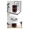 GLigeT CD Rack Classical Nostalgic Stacked Storage Cabinet LP Vinyl Record Storage Cabinet CD Rack Audio Storage Cabinet Disc Rack view 4