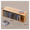 GLigeT CD Rack Stackable Media Storage Rack Shelving and Organizer- CD Storage Box for Media Shelf Storage and Organization Disc Rack view 3