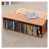 GLigeT CD Rack Stackable Media Storage Rack Shelving and Organizer- CD Storage Box for Media Shelf Storage and Organization Disc Rack view 4