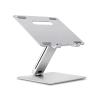 LINKIO Single Monitor Arm Monitor Arm 11"-15.6" Laptop Stand Silver Adjustable Laptop Stand with Heat Dissipation Function Aluminum Alloy Faoldable Laptop Stand, Aluminum Alloy Monitor Desktop Mount view 1