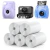 LETSHAHA 5 Rolls Kids Instant Camera Refill Print Paper, Photo Printer Thermal Paper Rolls Instant Print Camera for Kid's Instant Camera view 1