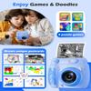 LETSHAHA 5 Rolls Kids Instant Camera Refill Print Paper, Photo Printer Thermal Paper Rolls Instant Print Camera for Kid's Instant Camera view 3
