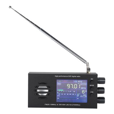 GOWENIC TEF86 Professional Digital DSP Radio, 65108MHz FM 14427000KHz SW MW LW DSP Radio Receiver with 3.2 Inch LCD Portable Radio Receiver Type C Charging Built in Speaker, GOWENIC48rbx5otgq