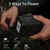 2025 Newest Emergency Crank Weather Radio, NOAA/AM/FM Portable Solar Radio, USB Charged, Battery Powered, Hand Crank, SOS Alarm, Flashlight (Green) view 2