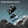 SUREWO Magnetic Quick Release Chest Mount,Magnetic Selfie Neck Holder Mount with Neck Strap Compatible with Go pro Hero 13/12/11/10/9/8/7/6,DJI Osmo Action 5 pro/4/3/2 and More view 2