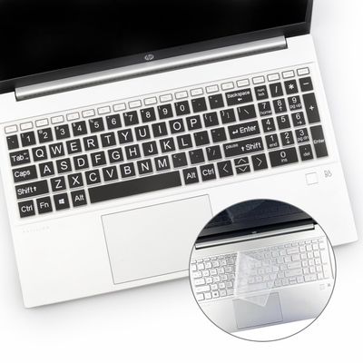 2PCS Keyboard Cover with Large Print for 15.6" HP Pavilion 15t-er 15-eg 15t-eg 15-eh Series, HP 17.3" Laptop 17-cn 17-cp Series, HP 15t-eg200 15-eg2153cl/2373cl 15-er1047nr 15-eh2085wm