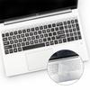 2PCS Keyboard Cover with Large Print for 15.6" HP Pavilion 15t-er 15-eg 15t-eg 15-eh Series, HP 17.3" Laptop 17-cn 17-cp Series, HP 15t-eg200 15-eg2153cl/2373cl 15-er1047nr 15-eh2085wm view 1