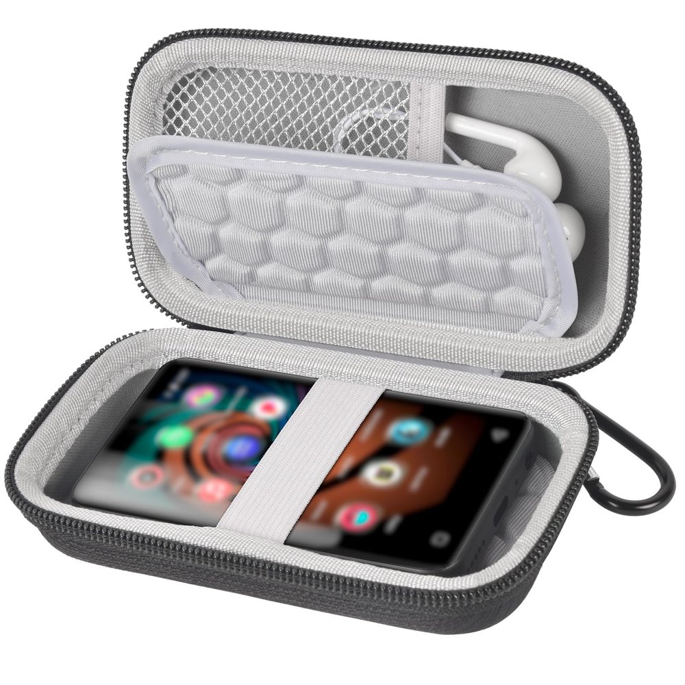 Comecase MP3 Player Cases & Covers for Luoran/for innioasis/for TIMMKOO/for MYMAHDI 4 Inch Full Screen Touch Music Player, Mp4 Player for Kids Holder Box for USB Cable and Accessories (Bag Only)