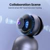 EMEET Meeting Capsule Pro, Dual 4K Lenses 360 Auto-Tracking Speakers Video Conference Camera w/ 10 Mics 10W Speaker, AI auto Voice/Face/Figure Tracked, for 10 People view 3