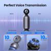 EMEET Meeting Capsule Pro, Dual 4K Lenses 360 Auto-Tracking Speakers Video Conference Camera w/ 10 Mics 10W Speaker, AI auto Voice/Face/Figure Tracked, for 10 People view 4